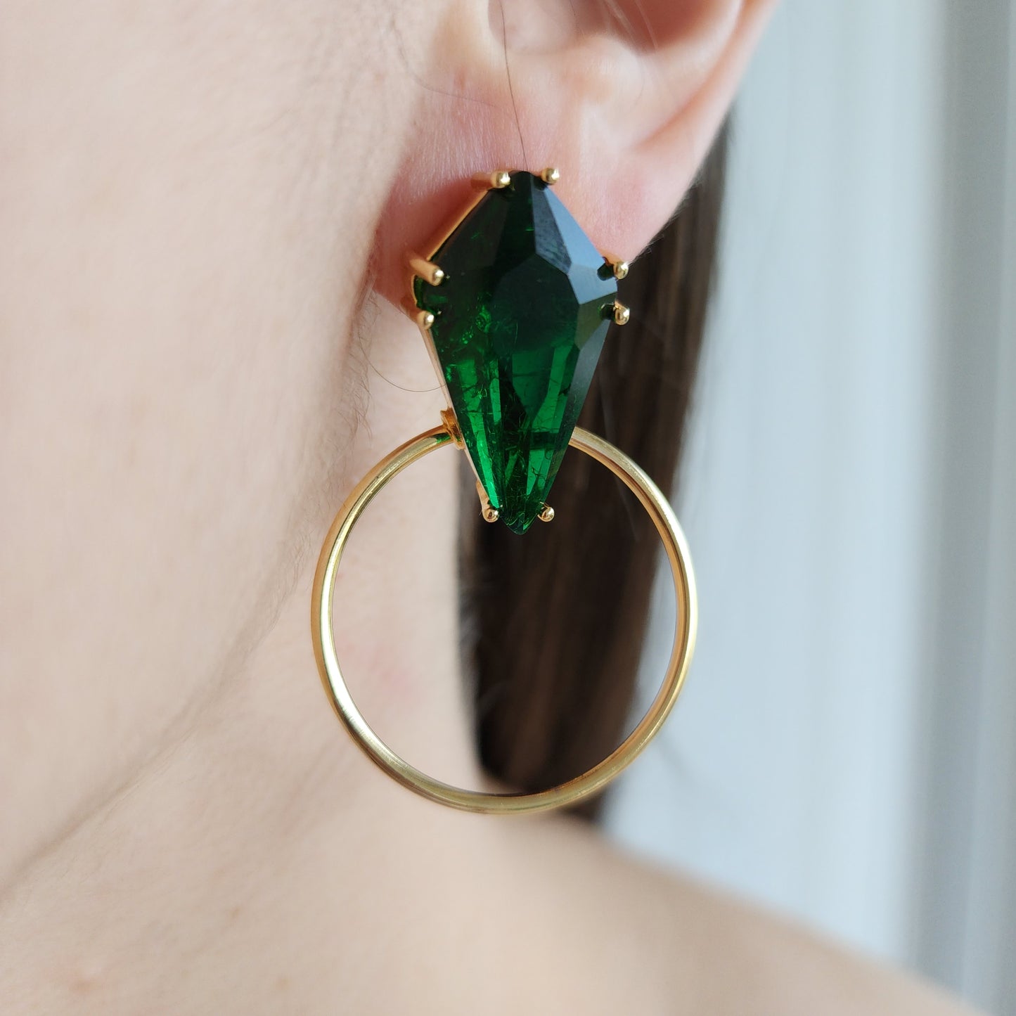 Aretes emerald